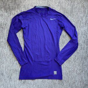 Men's Small Nike Pro Combat Hypercool Long Sleeve Compression Shirt Dri Fit